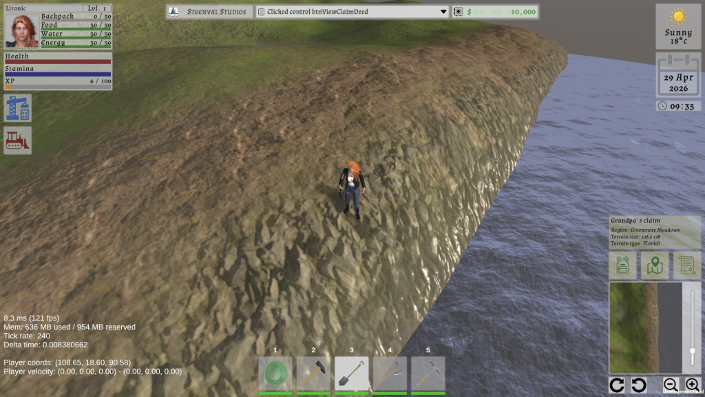 Screenshot of GoldClaim taken from AYN Odin 3